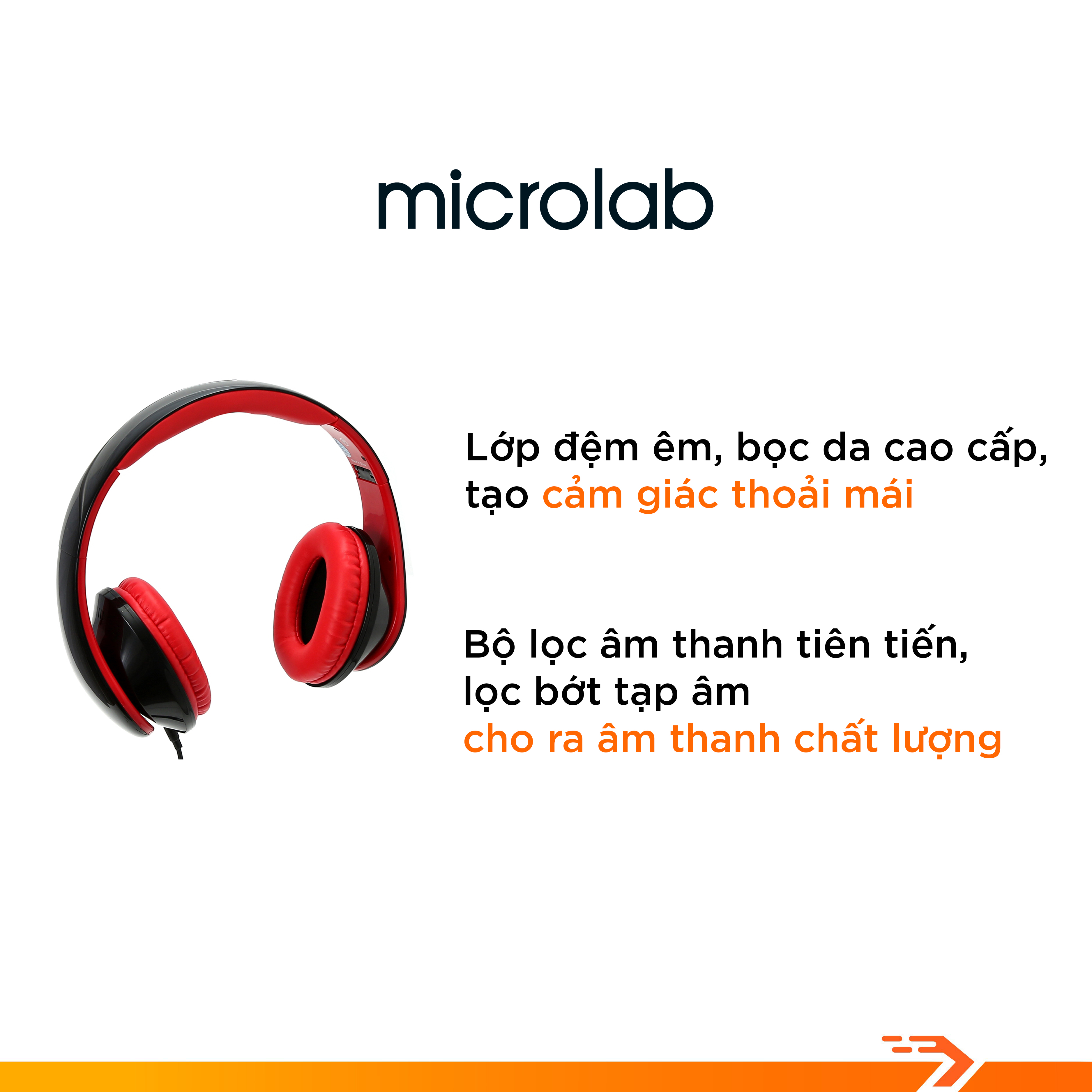 Tai nghe Microlab K360 - Hàng Chính Hãng