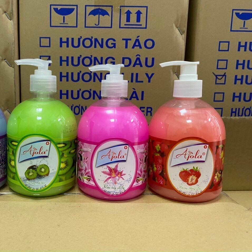 Nước Rửa Tay Hương Trái Cây Ajola 500Ml
