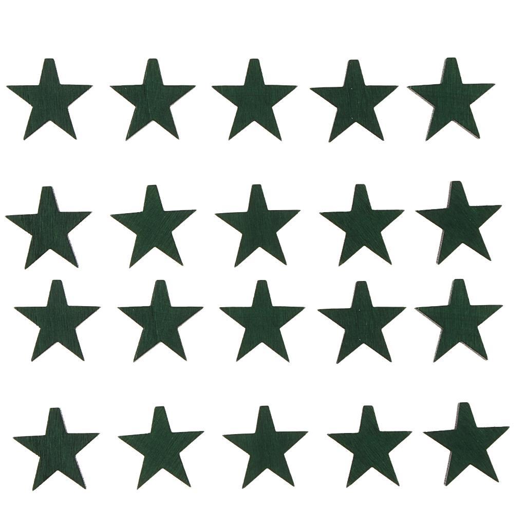 20 Pieces Color Wood Loose Beads DIY Craft Findings