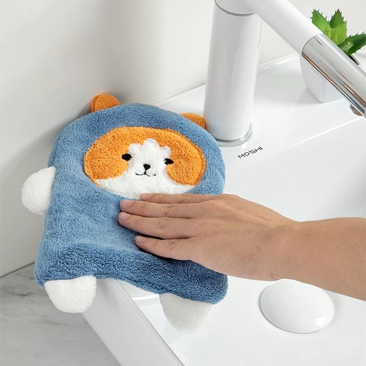 Khăn lau bếp đa năng siêu thấm hình thú cute có móc treo