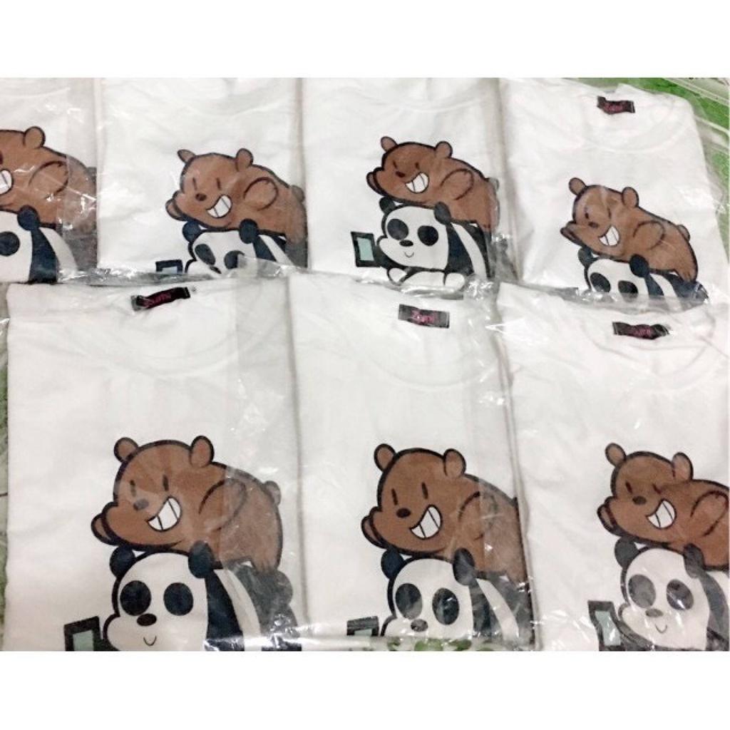 Áo thun tay lỡ nam nữ, áo phông Unisex form rộng chất vải cotton mát mịn thấm hút mồ hôi in hình 3 Chú GẤU