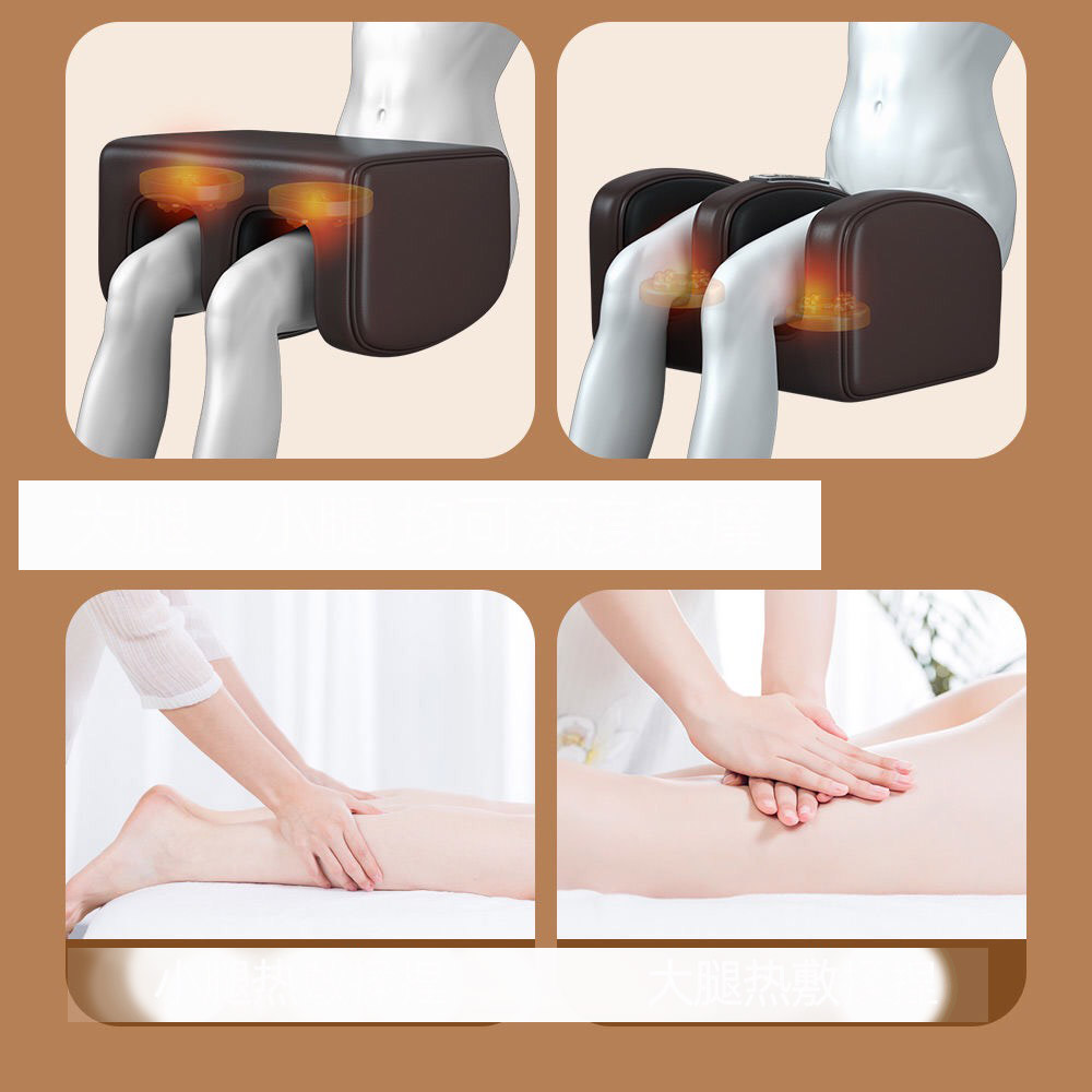 Đệm massage toàn thân kèm massage chân hồng ngoại có remote (Chất liệu PU)