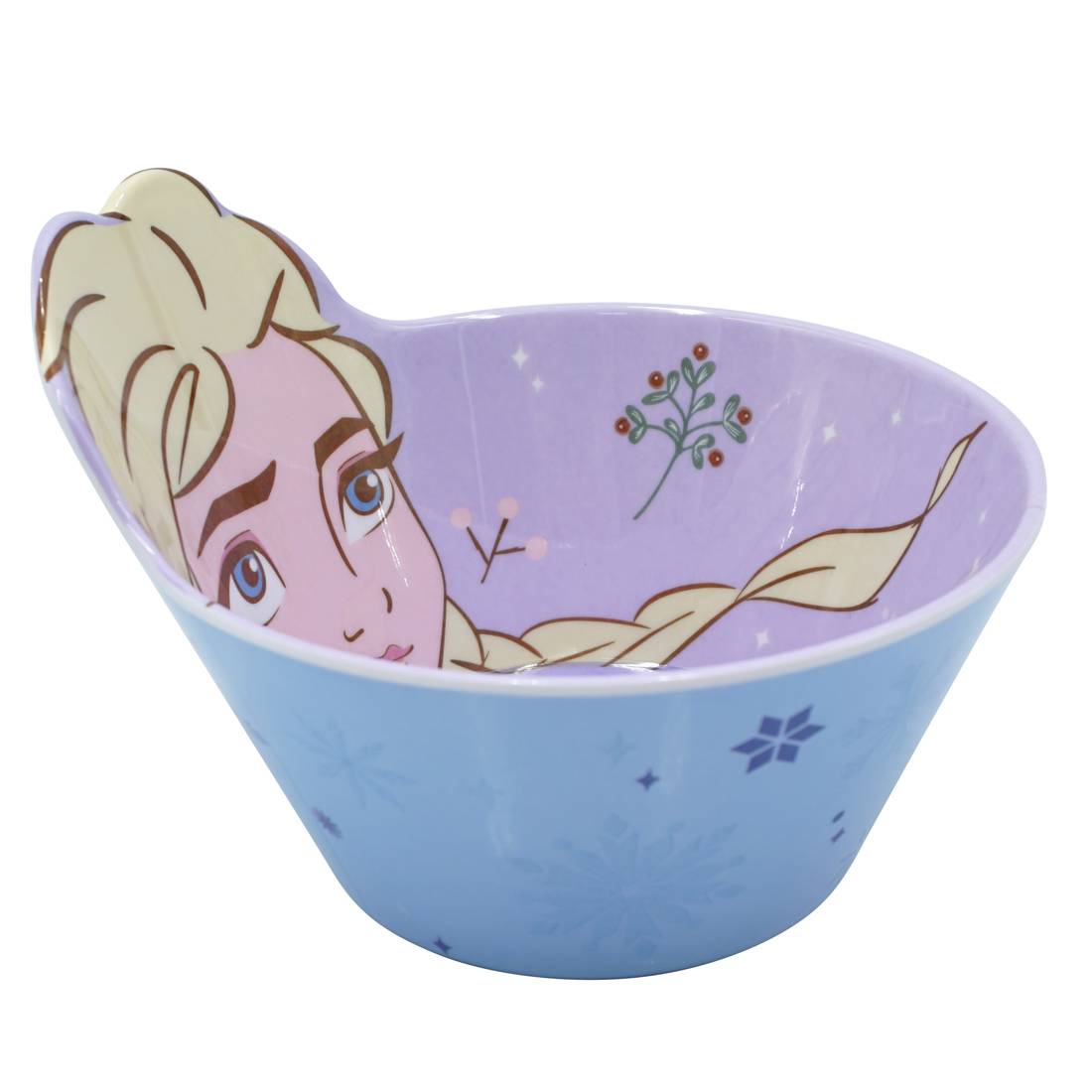 Chén tô ăn dặm melamine Disney hình Elsa Frozen 3D cho bé gái