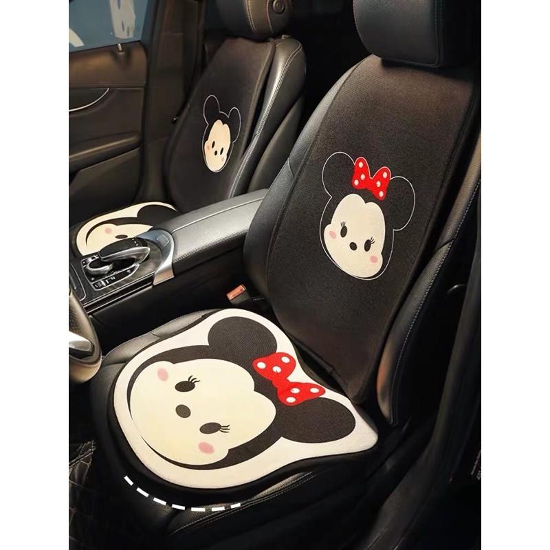 Bộ Lót Ghế Mickey Minie Cho Ghế ️- Phụ Kiện Trang Trí Xe Hơi Cao Cấp