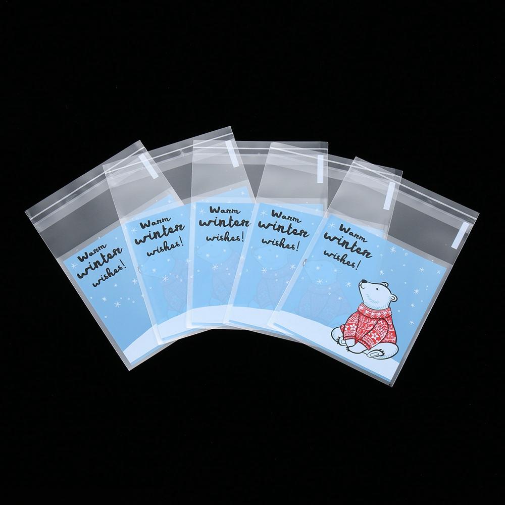 Set 95 Túi Đựng Bánh Kẹo In Hình Hoạt Hình Dễ Thương