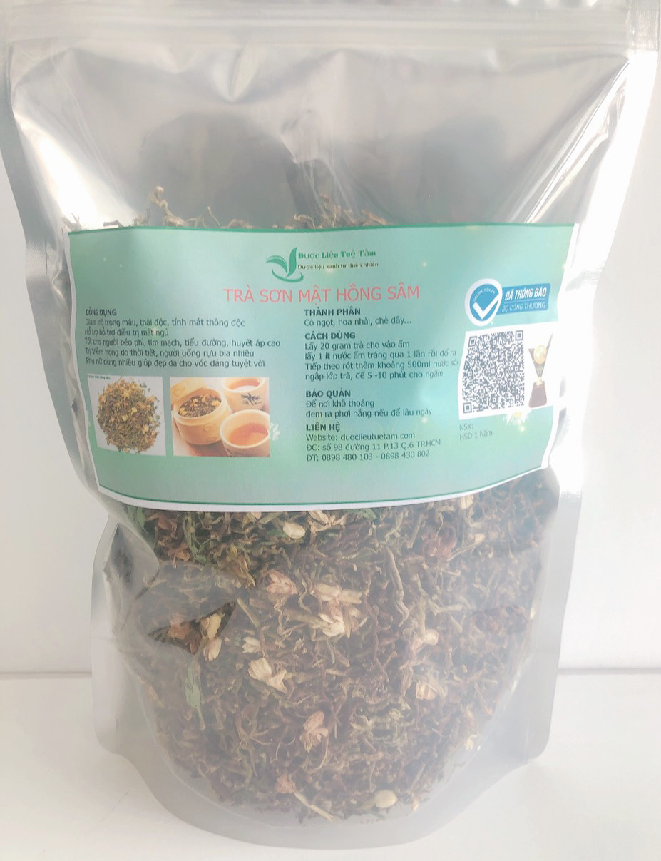 Trà sơn mật hồng sâm - Gói 1kg