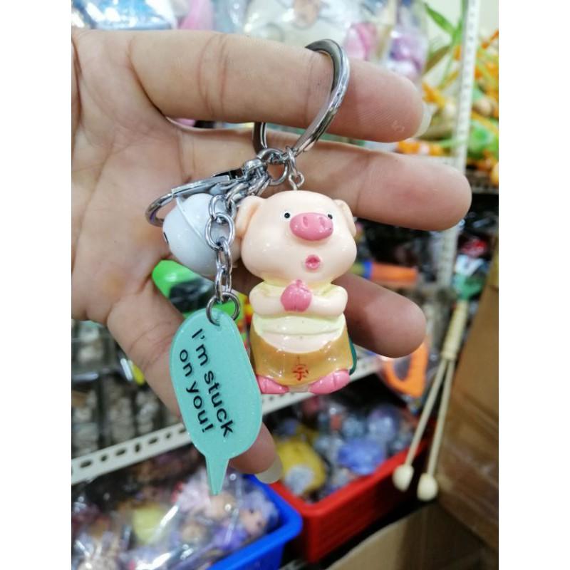 MÓC KHÓA CON HEO VUI VẺ