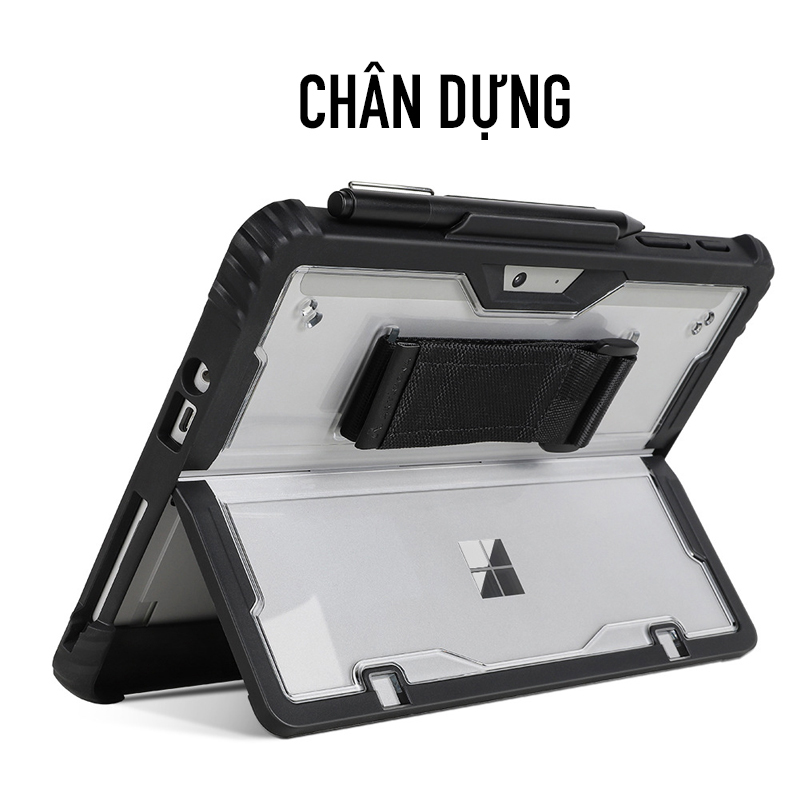 Ốp Lưng dành cho Surface Pro 9 Có Dây Đeo Vai Và Tay Trong Suốt
