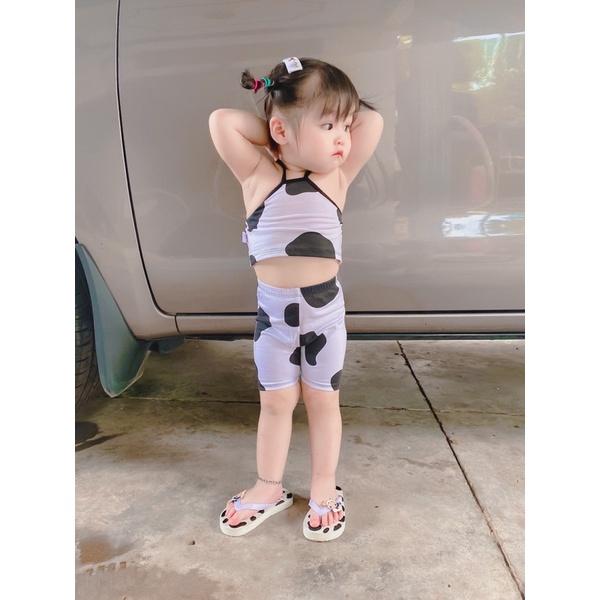 Quần leging lửng bò cho bé