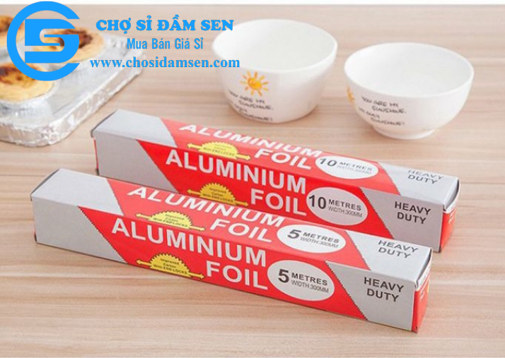 Màng nhôm, Cuộn Giấy Bạc Nướng Đồ Ăn ALUMINIUM