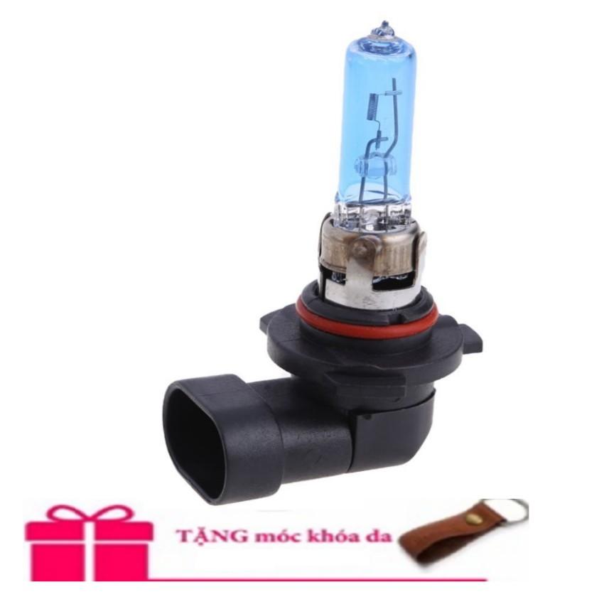Bóng đèn pha oto H11 12V 55W-Hàng nhập khẩu TI 611 tặng móc khóa da thật cao cấp M 550