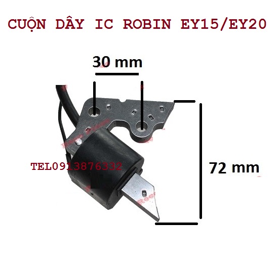 Cuộn dây Mobin đánh lửa máy Robin EY15, EY20