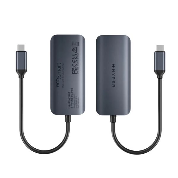 HUB chuyển đổi HyperDrive Next 6 IN 1 Port USB-C Hub - Truyền tải dữ liệu nhanh, hỗ trợ màn hình 4K60Hz - HD4002GL - Hàng Chính Hãng