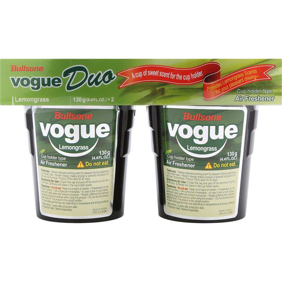 Bộ 2 sáp thơm khử mùi VOGUE Bullsone Lemongrass HQST17LG (130g x 2)