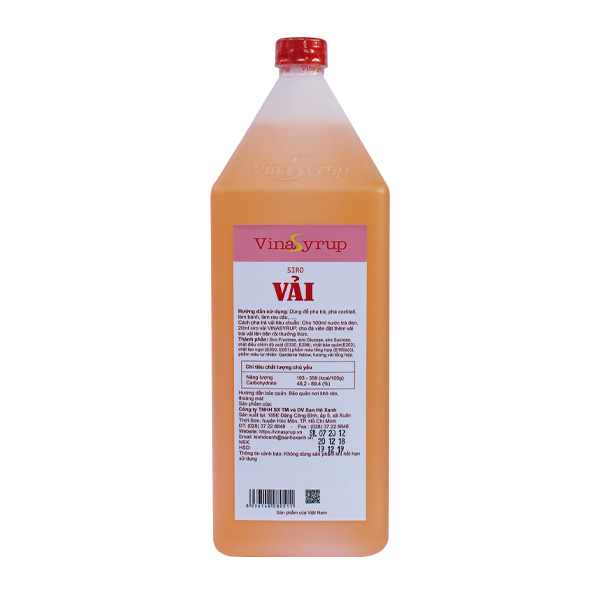 Siro Vải Vinasyrup 2200ml