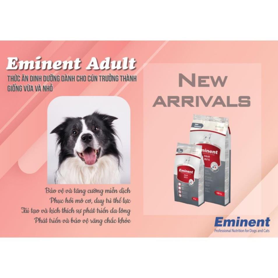 Eminent Adult - 3kg, Thức ăn cho chó trưởng thành, dành cho Chó giống vừa và giống nhỏ. Hạt cho chó trưởng thành