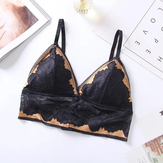 Áo Lót Bralette Ren Có Miếng đệm và khe nhét Mút B077