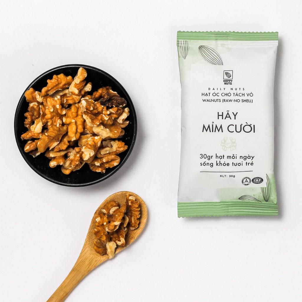 Hạt ăn hàng ngày Happy Nuts - Gói nhỏ 30g - Combo 7 gói/28 gói