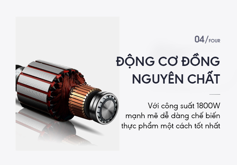 Máy nhào trộn bột thân khung thép Midimori, MDMR-9819A (1800W) – Hàng chính hãng