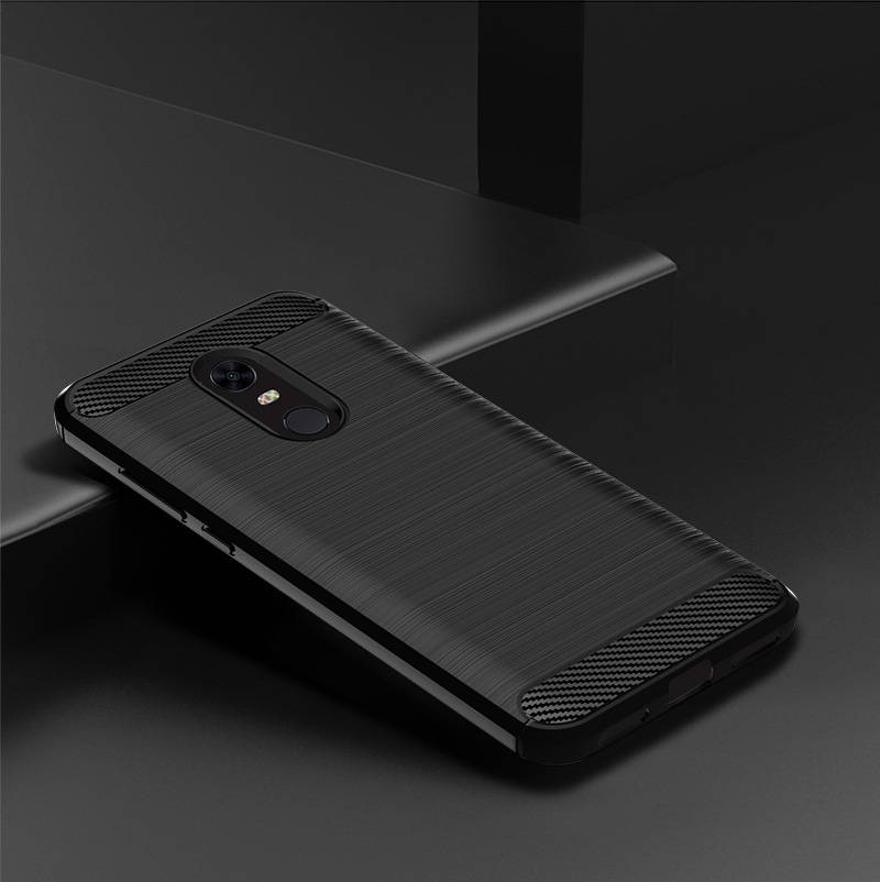 Ốp Lưng Chống Sốc Vân Cabon Cho Điện Thoại Xiaomi Redmi 5 Plus