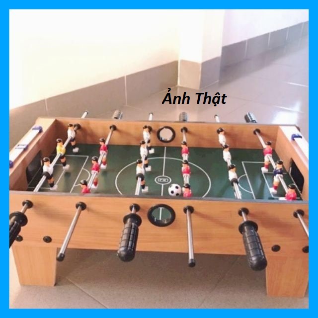 Bàn Bi Lắc To,Bàn Bi Lắc 6 Tay Cầm,Đồ Chơi Bàn Bóng Đá Bi Lắc Trẻ Em - Bàn Bóng Đá Table Top Foosball (Gỗ) Mi