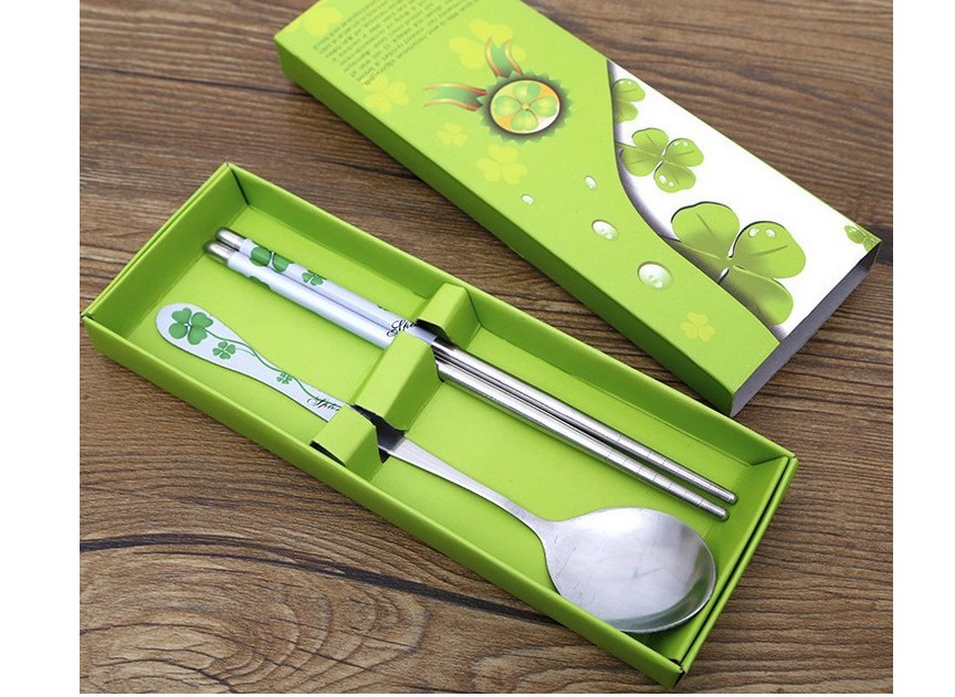 Bộ muỗng đũa cơm trưa văn phòng inox cao cấp, thuận tiện đi du lịch