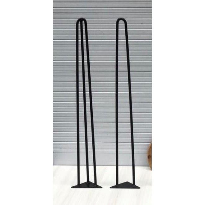 Chân Sắt Hairpin Sơn Tĩnh Điện 70cm - chân bàn làm việc