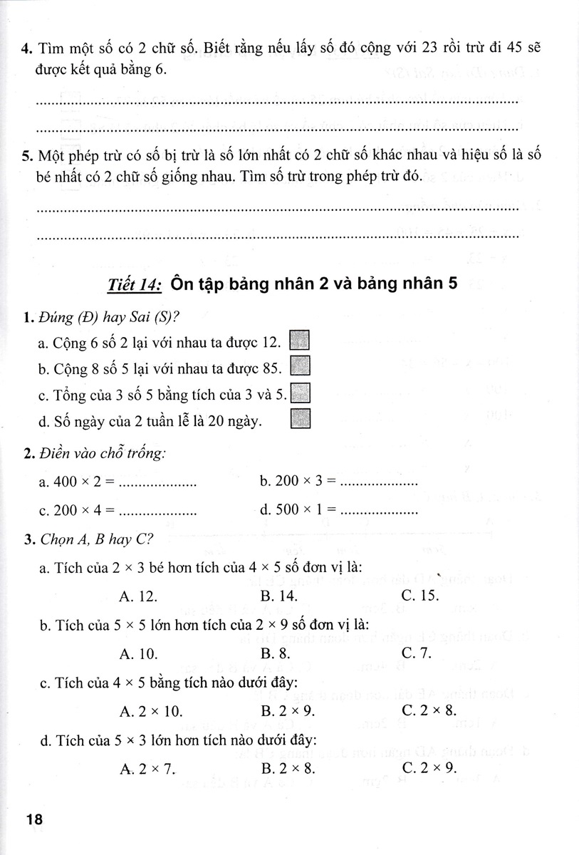 Bài Tập Hay Và Khó Toán Lớp 3 - Tập 1 - HA