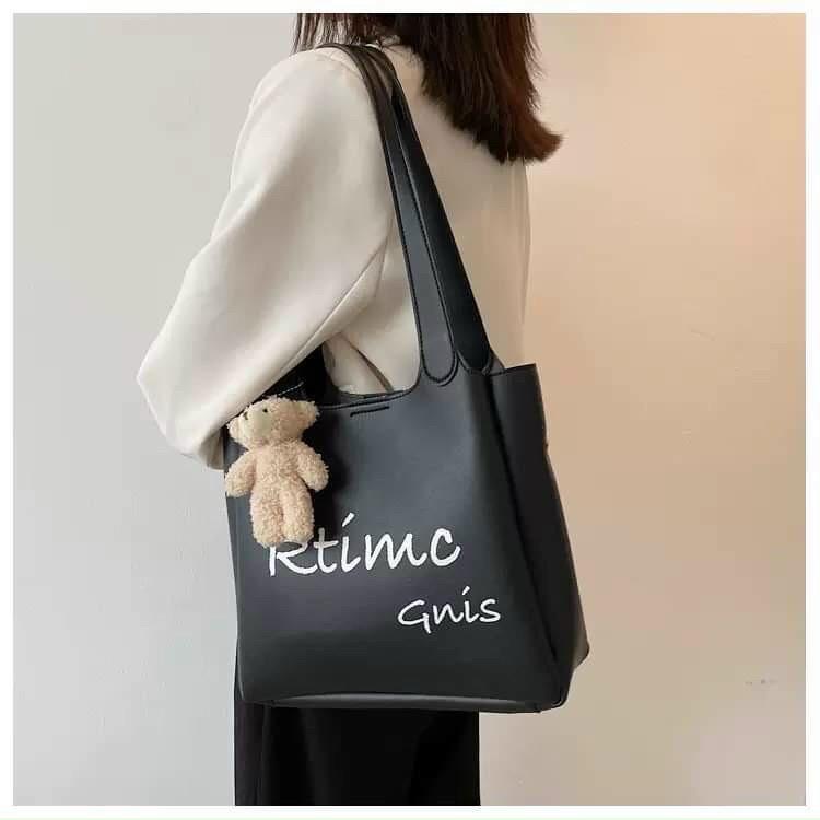 Túi tote đeo vai nữ giá rẻ đẹp đi chơi phong cách thời trang hàn quốc dễ thương cute DC382