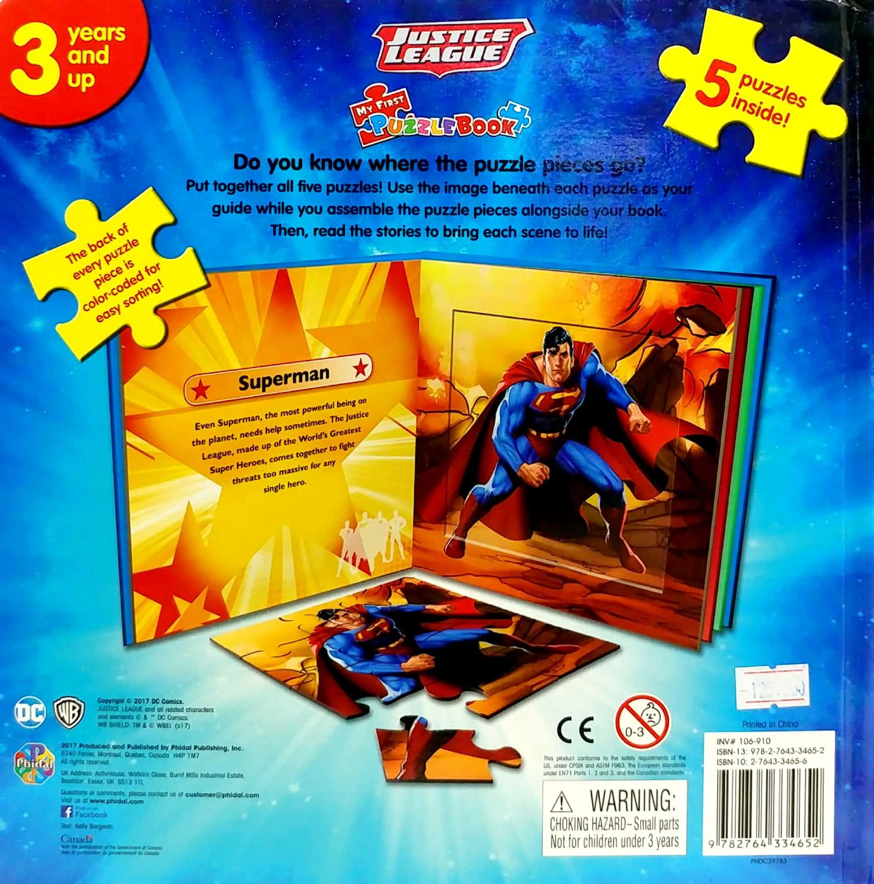 DC Justice League My First Puzzle Book