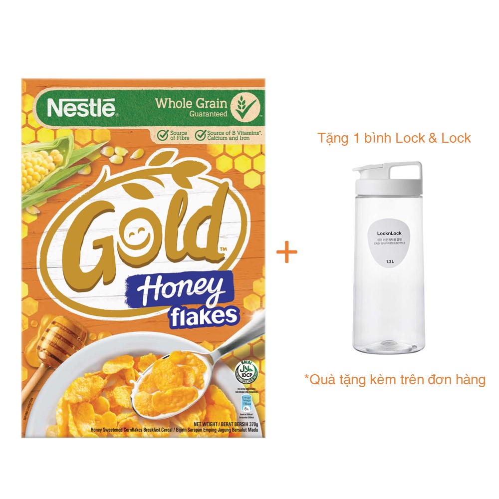 Ngũ cốc ăn sáng Gold Honey (Hộp 370g) - [Tặng 1 bình Lock &amp; Lock]