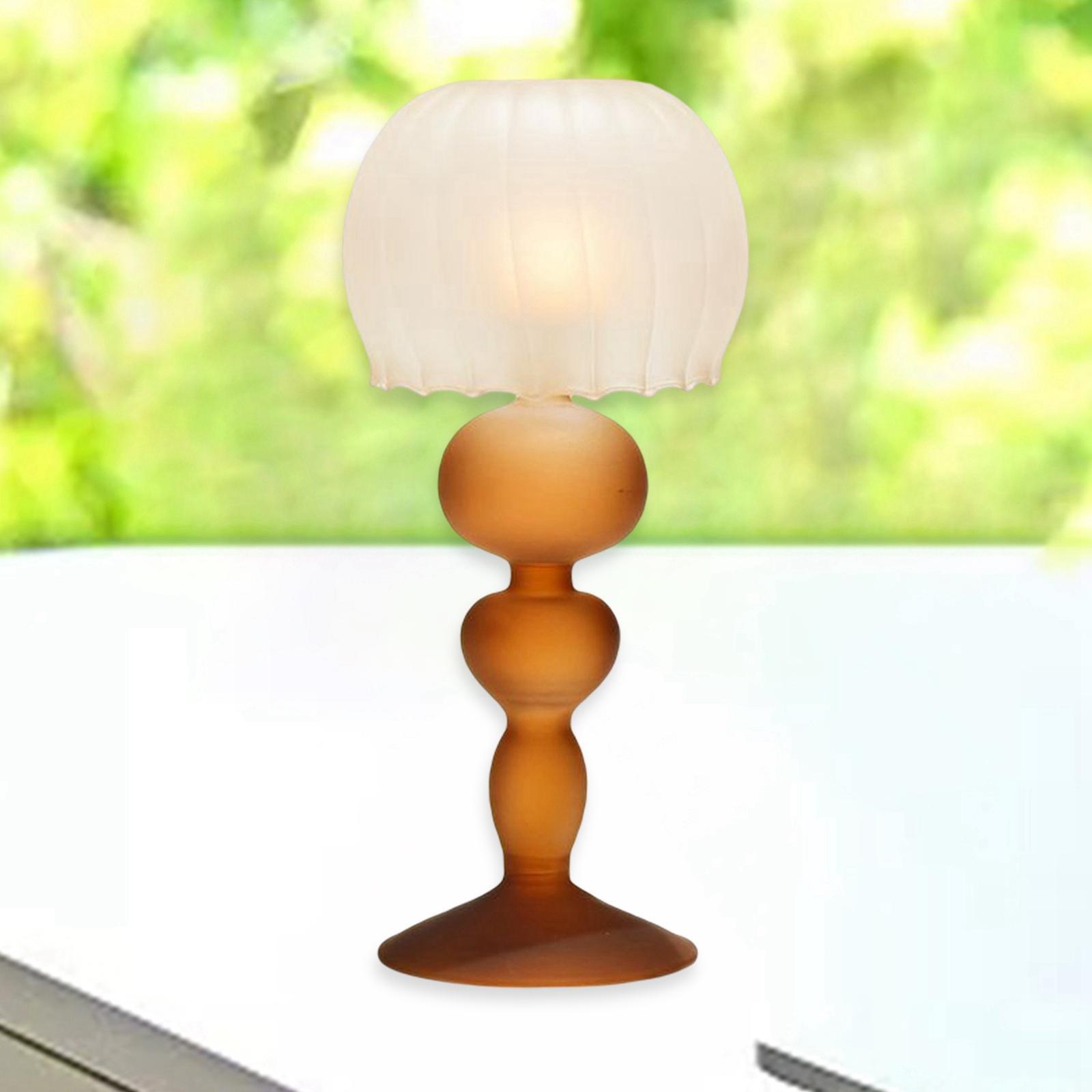 European Style Glass Table Lamp Shape Candle Holder Halloween Ornaments