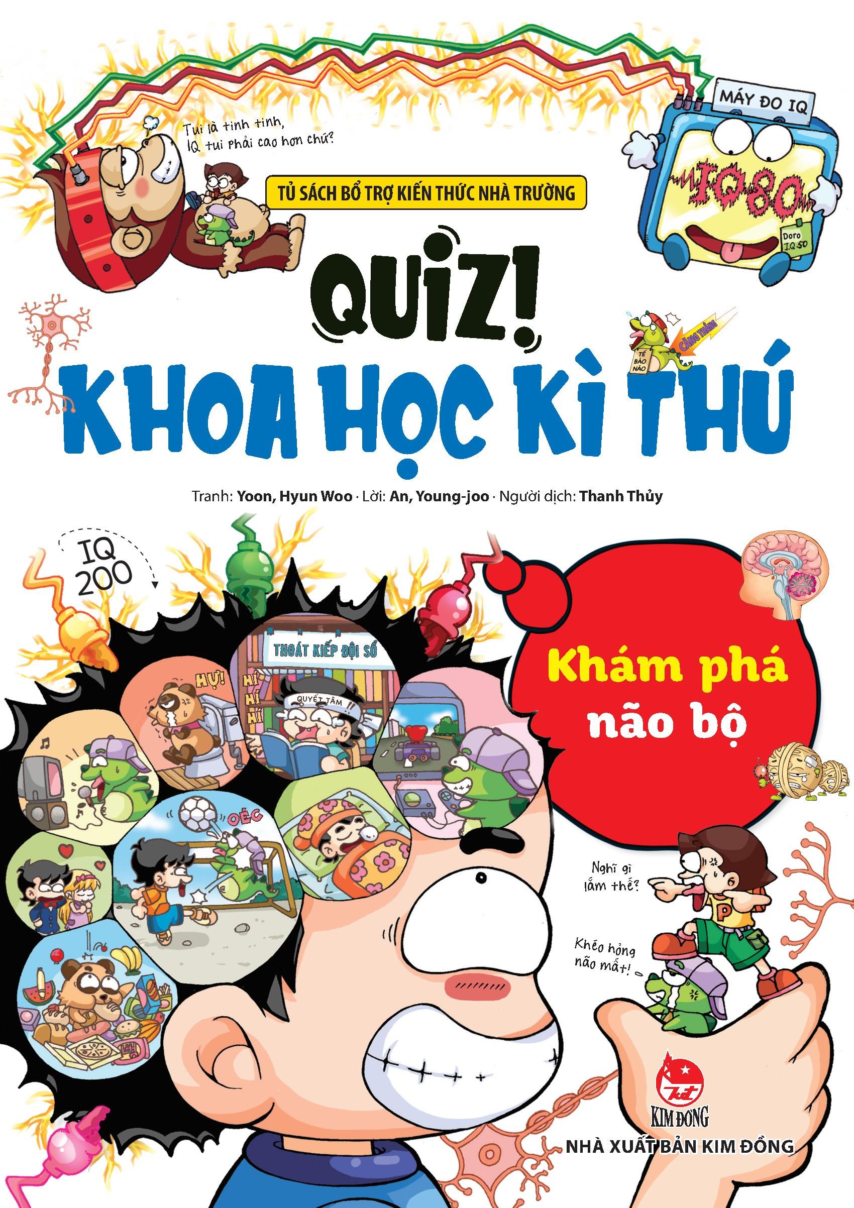 Sách - Quiz! Khoa Học Kì Thú - Khám Phá Não Bộ