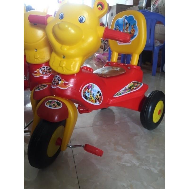 Xe đạp 3 bánh có đệm lót hình con gấu