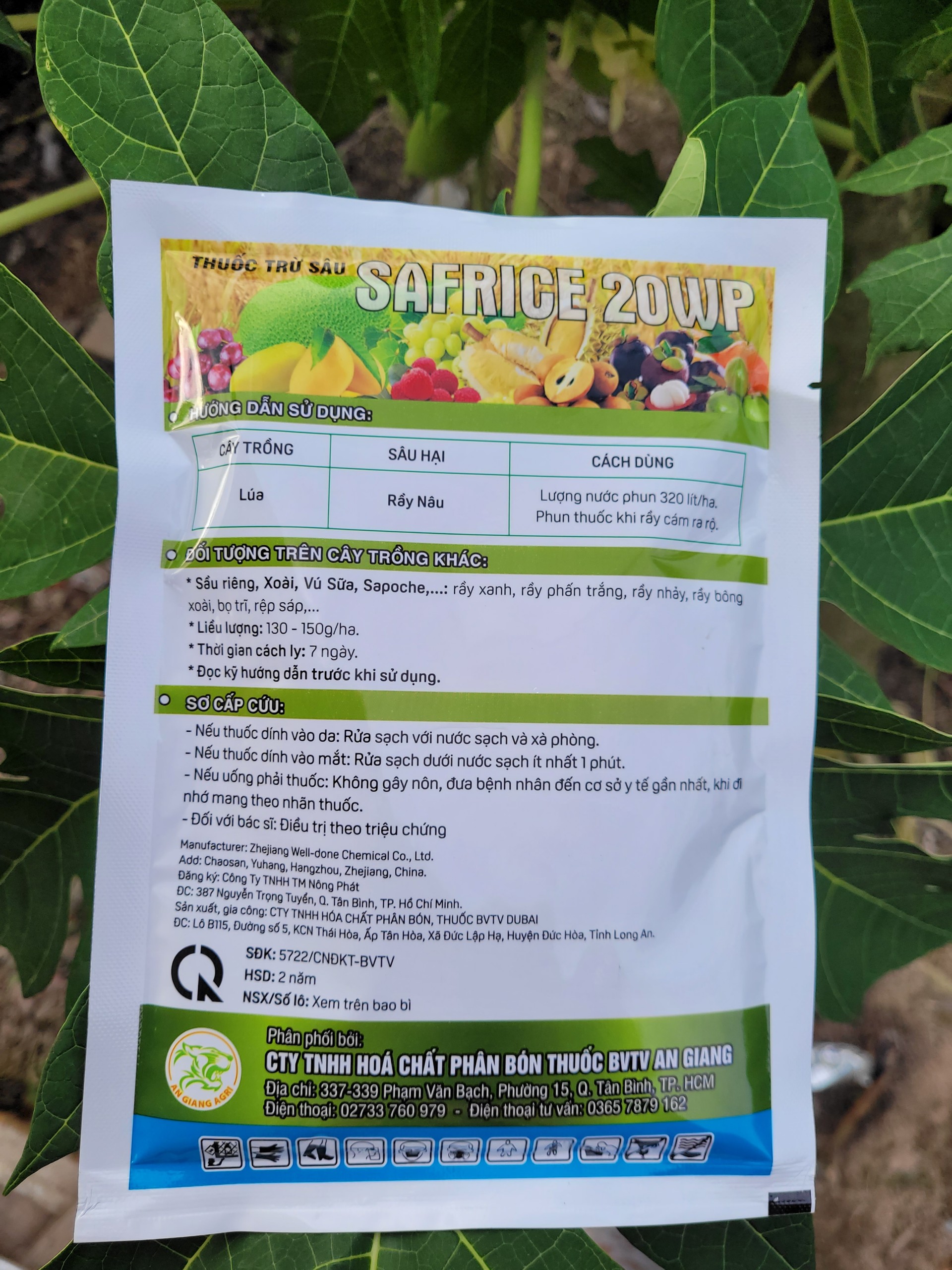 Trừ RẦY CÁNH TRẮNG trên lúa, bọ nhảy, rầy xanh, rầy bông xoài gói 100gram
