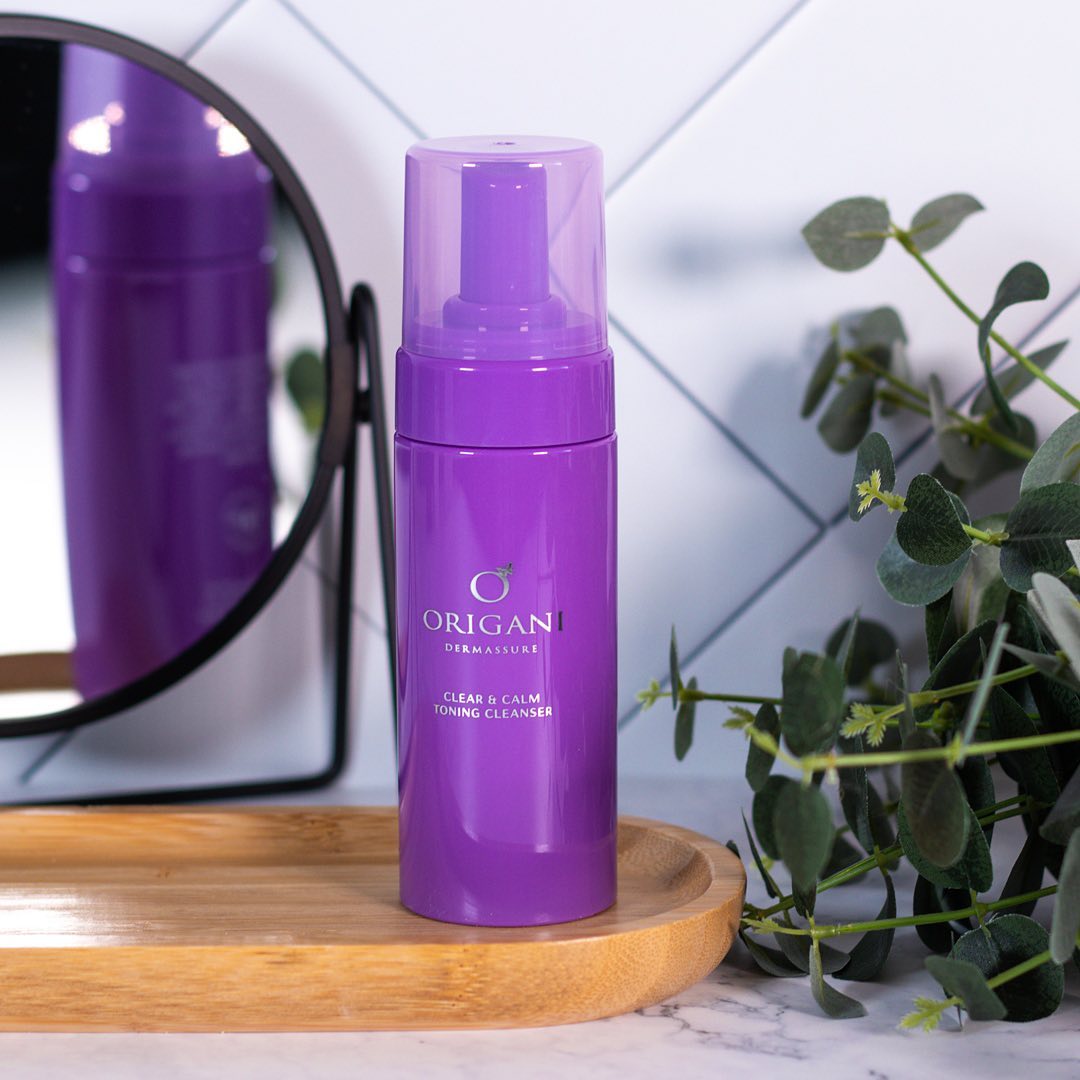 Sữa Rửa Mặt Origani Dermassure - Clear & Calm Toning Cleanser - Có Chứng Nhận Hữu Cơ - Xuất Xứ Úc - Giúp làm Sạch Bụi Bẩn Bã Nhờn, Cân Bằng Độ PH Và Kiềm Dầu