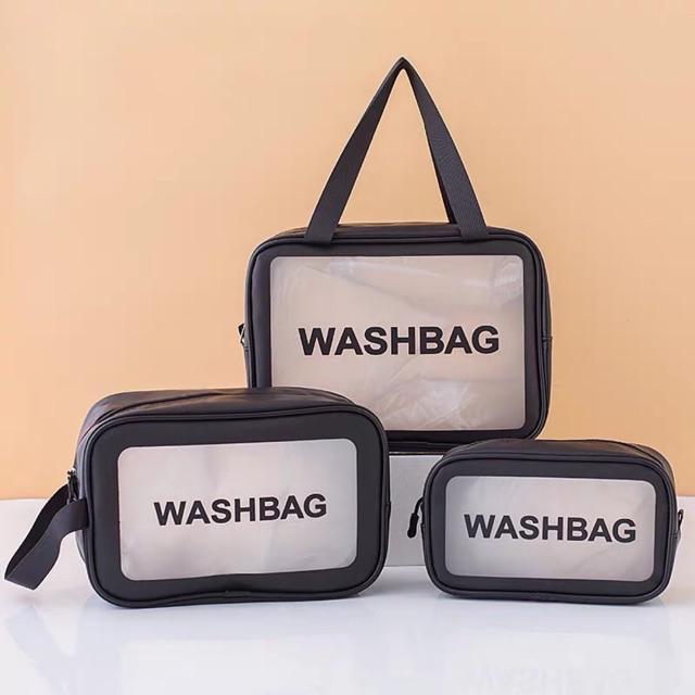 Set 3 TÚI WASHBAG Mỹ Phẩm/ Túi Du Lịch Đựng Đồ Trang Điểm Cá Nhân H134