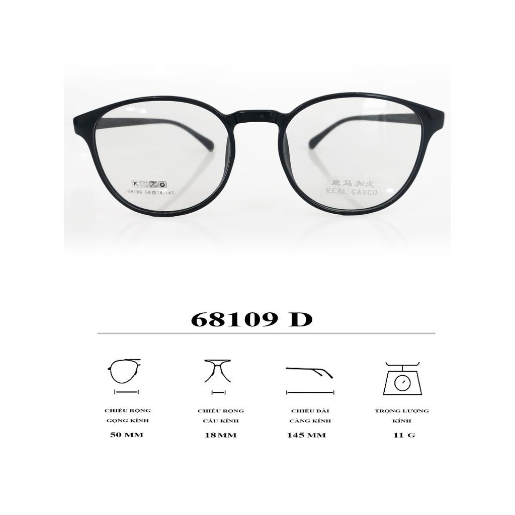 Gọng Kính TR90 Siêu Nhẹ Siêu Bền Thời Trang – Hàng Chính Hãng 68109