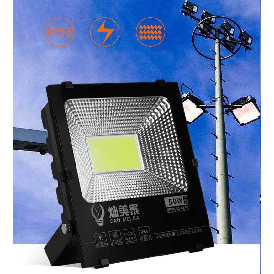 Đèn Pha Led Ngoài Trời Siêu Sáng 50W - IP66 Ánh Sáng Trắng - Loại Cao Cấp