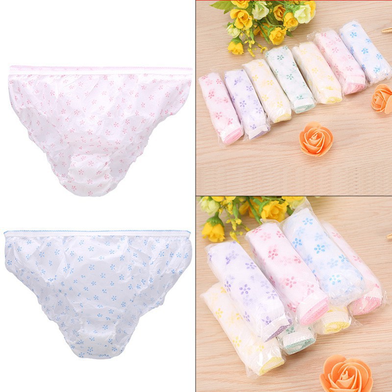 Quần Lót Giấy Sau Sinh Cotton Tiện Lợi Đi Du Lịch, Cho Mẹ Bầu, Sau Sinh Mặc Một Lần - Chất Đẹp