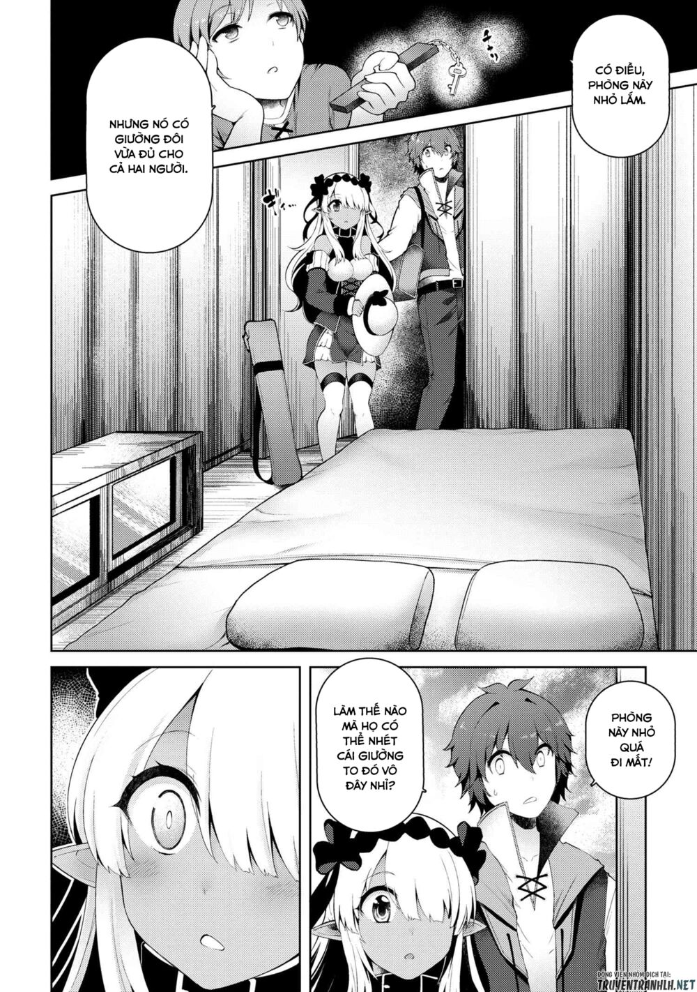 ngôi nhà của tôi đã bị đốt cháy, thế thì tại sao tôi không dùng hết số tiền còn lại để mua nô lệ dark elf? chapter 7 4