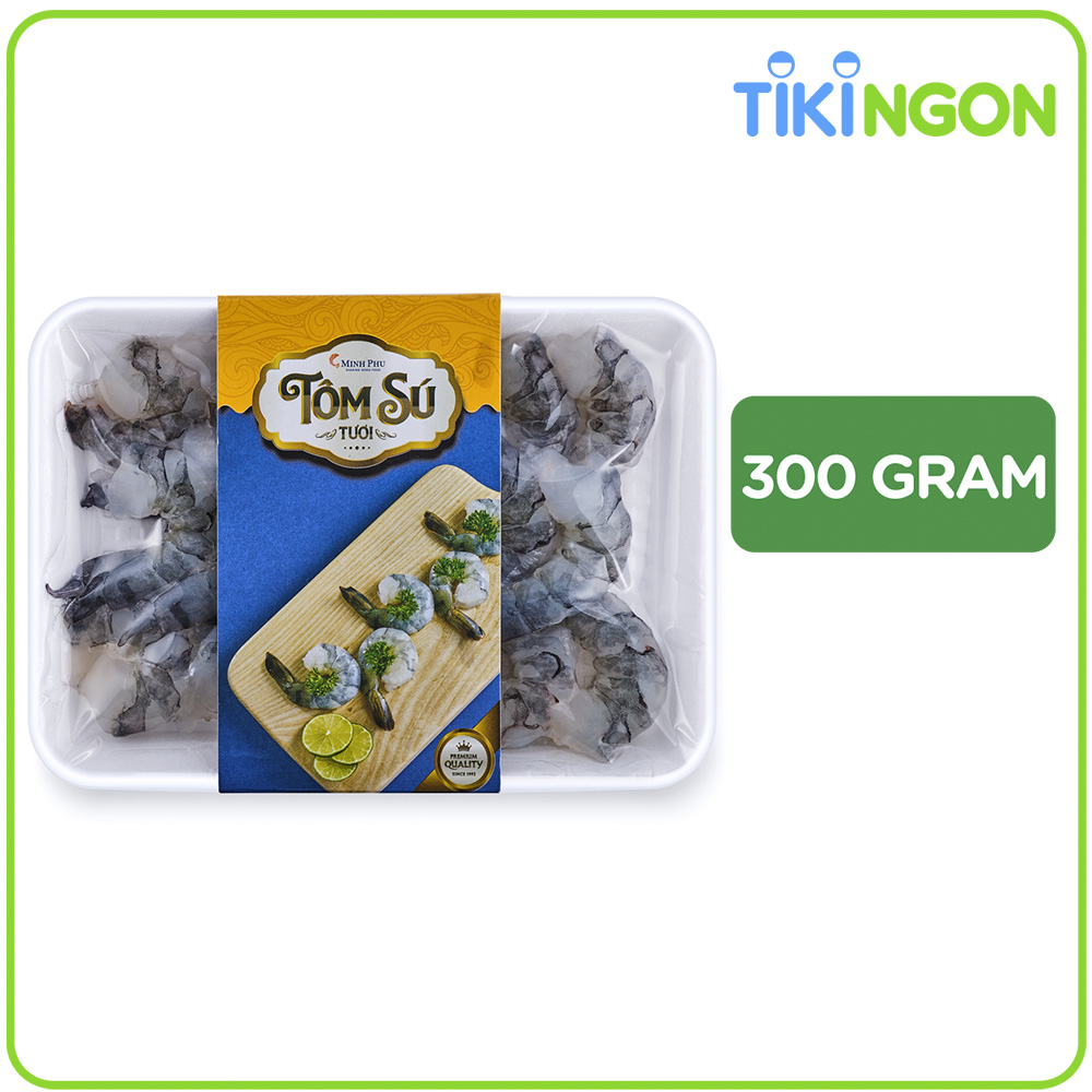 Tôm Sú Thịt sz 51/60 Đông Lạnh MPGF 300g