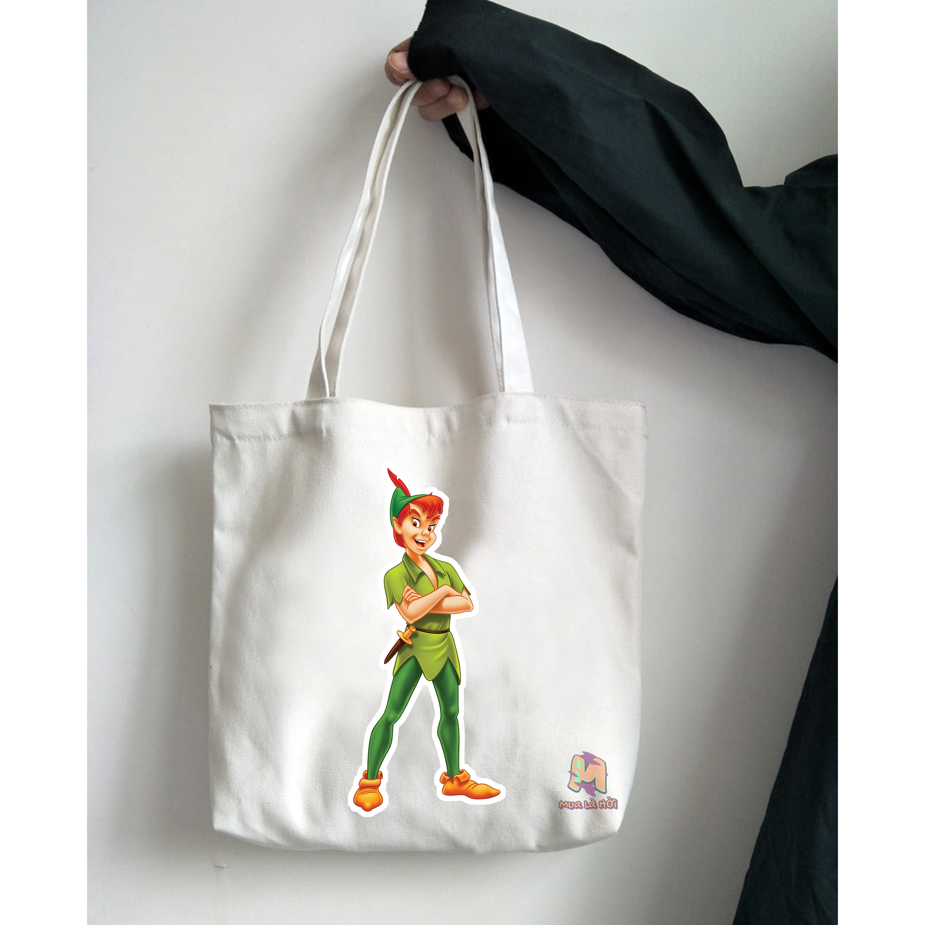 Túi Tote in hình chủ đề Peter Pan