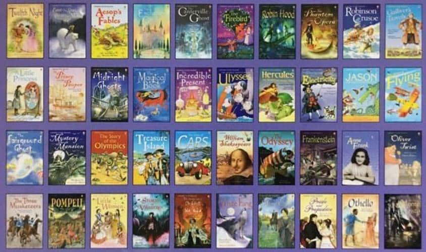 Usborne tím - 40 Books kèm mp3