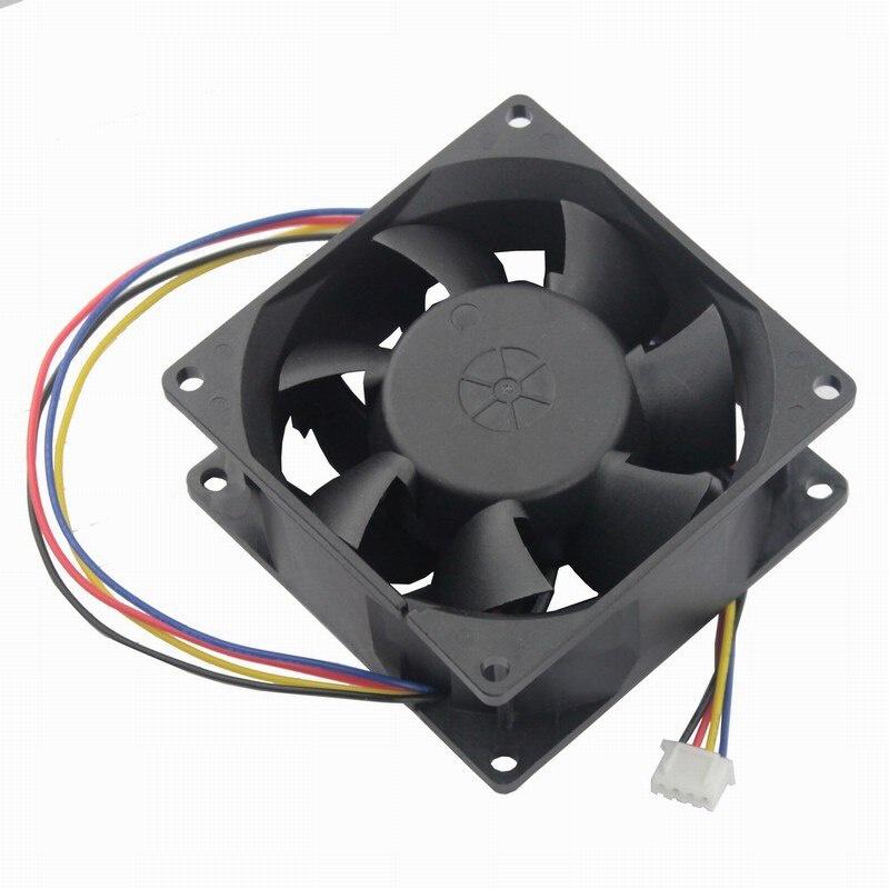 1 Pcs Gdstime 14V 80x80x38mm Radiator Ball Bearing PC DC Cooling Fan 80mm 4Pin Connector 8038 8cm Brushless Cooler Fan 14 Volt