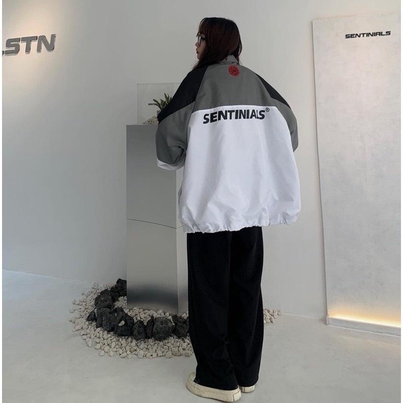 Áo Khoác Dù 2 Lớp SENTINIALR Ulzzang Nam Nữ Unisex Form Rộng Bomber Jacket Unisex