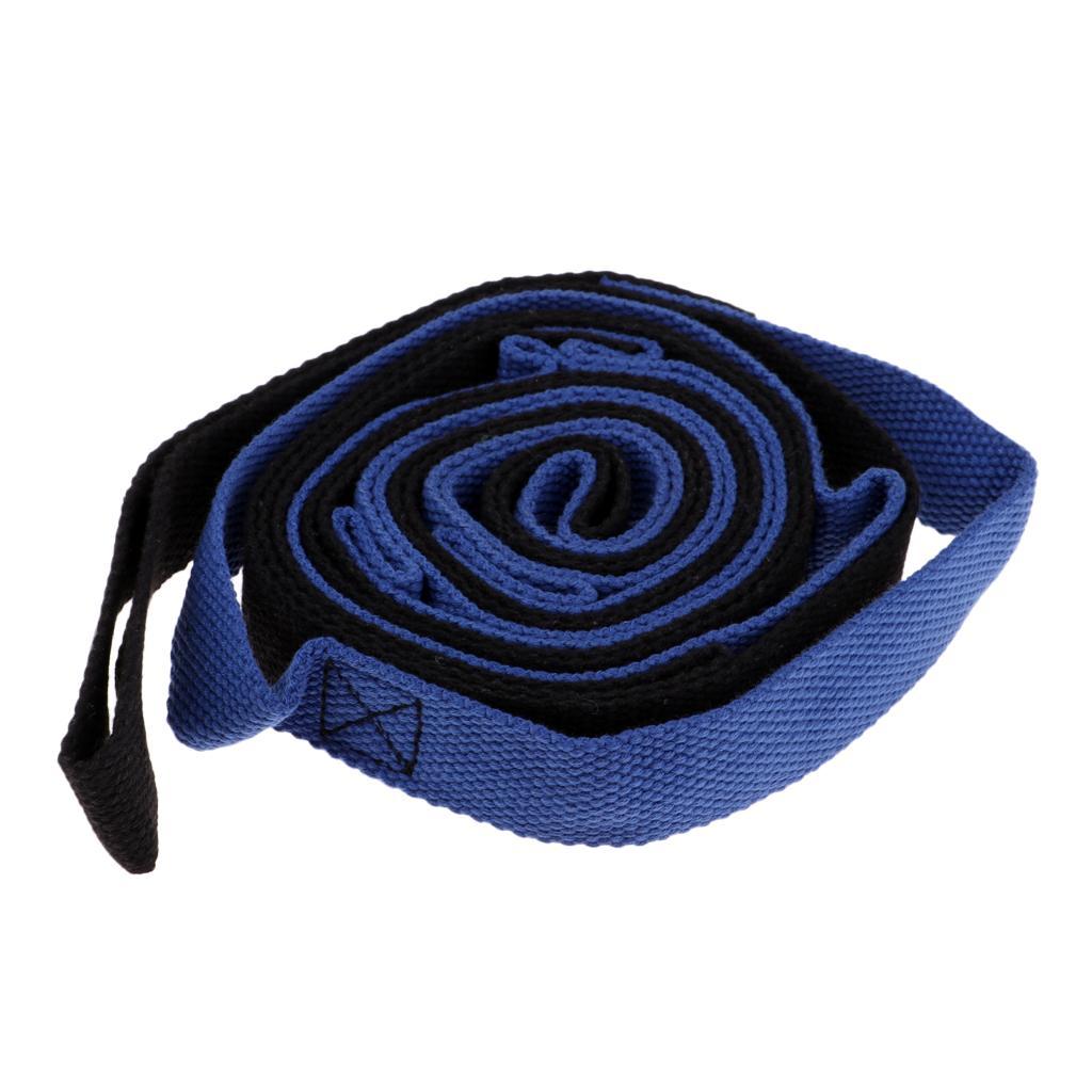 Yoga Stretch Straps with Loops, Leg Stretching Strap for Exercise, Cheer, Ballet, Dance, Gymnastics - Pack of 2