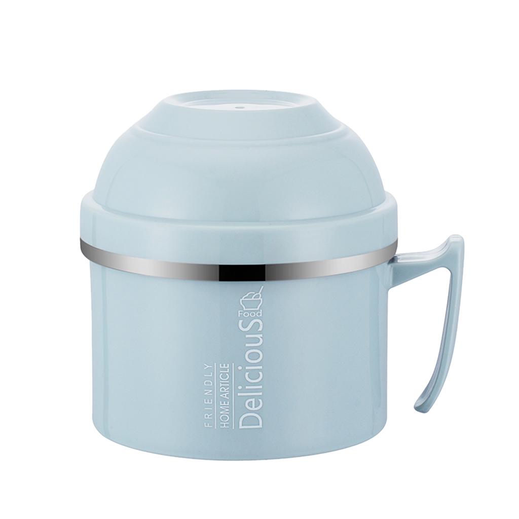 Stainless Steel 3 tier thermal bento Lunch Box Snack Cup w/Soup Bowl