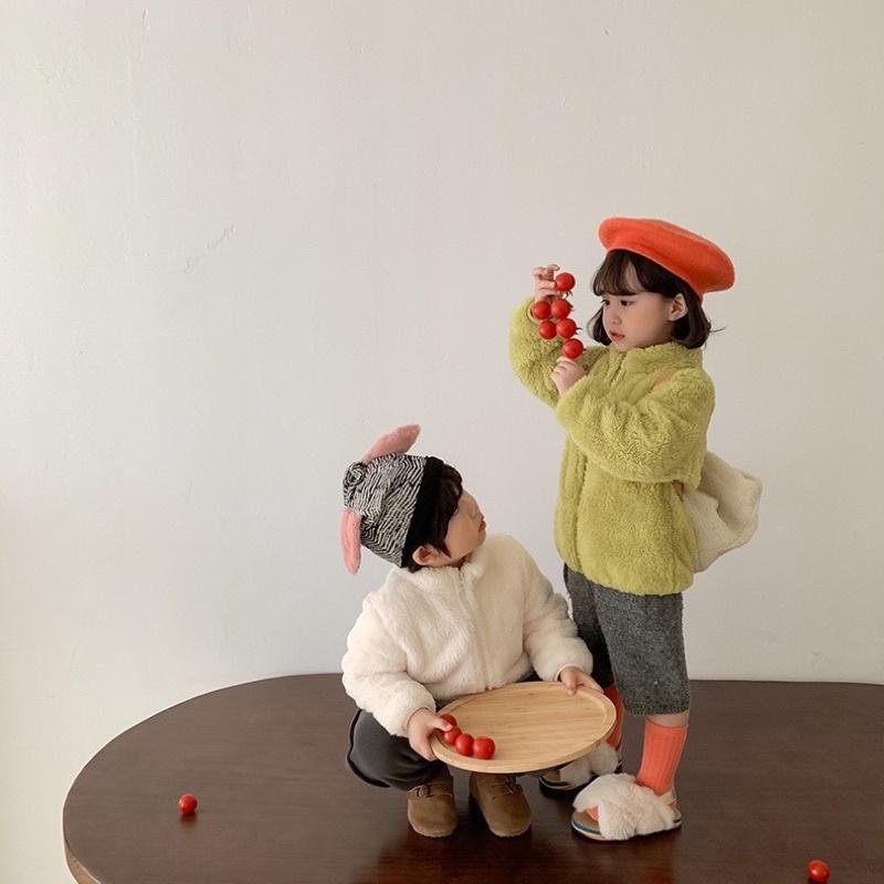 Áo khoác cho bé trai bé gái áo khoác len bé 8-15kg Củ khoai tây shop chất nỉ ấm áp mặc mùa thu đông giá siêu dễ thương
