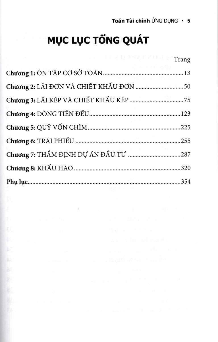 Toán Tài Chính Ứng Dụng - KT